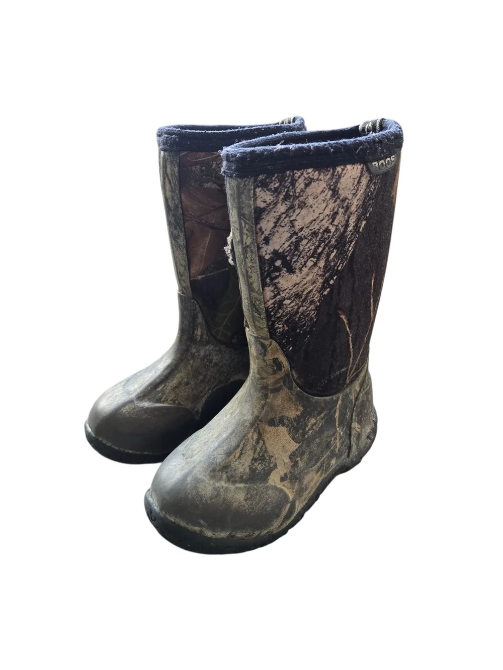 Kids Bogs Class Mossy Oak Waterproof Hunting Boots